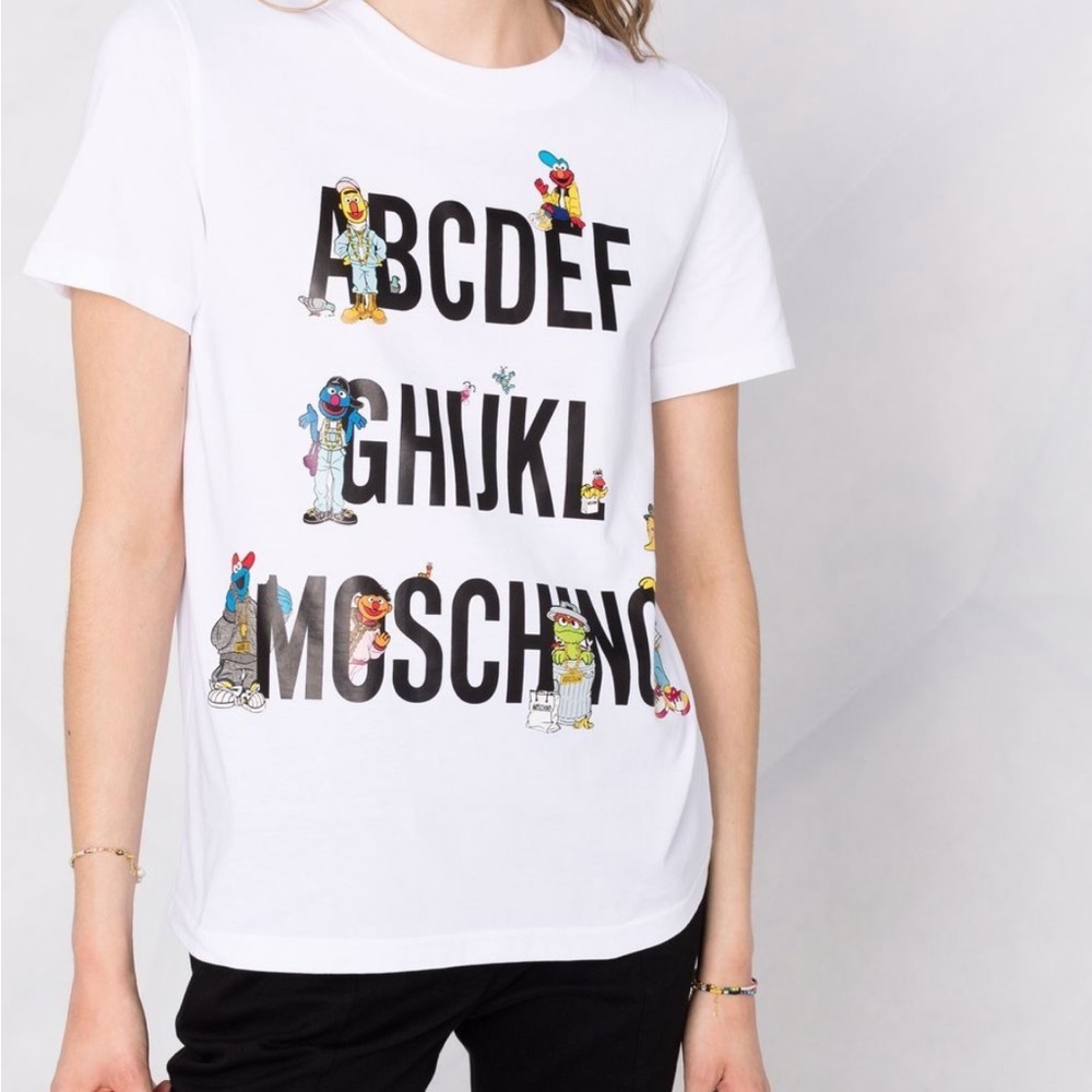 Moschino Sesame Street Alphabet Shirt